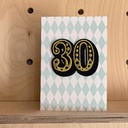 30 Diamond, Birthday Greeting Card