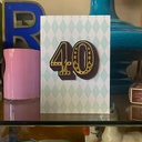 40 Diamond, Birthday Greeting Card