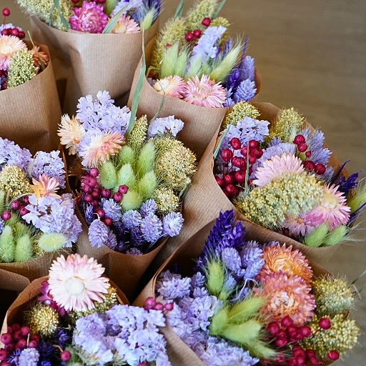 Dried Flowers Market More Bouquet - Purple Dusk