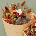 Dried Flowers Field Bouquet - Harvest Sunset