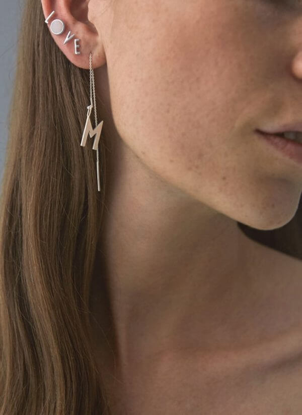 Silver Earring Chain