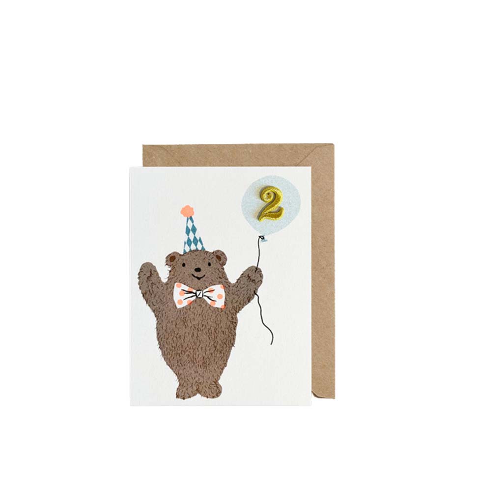 Bear Age 2, Greeting Card