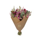 Dried Flowers Classic Bouquet - Pink