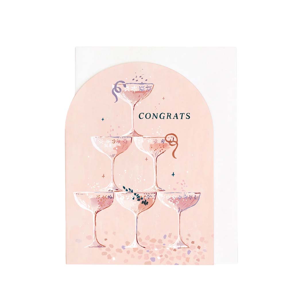 Champagne Congratulations, Greeting Card