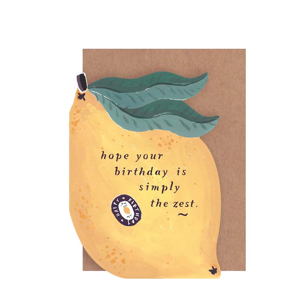 Lemon Zest Birthday, Greeting Card