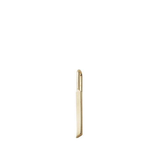 Gold Letter Charm- 10mm