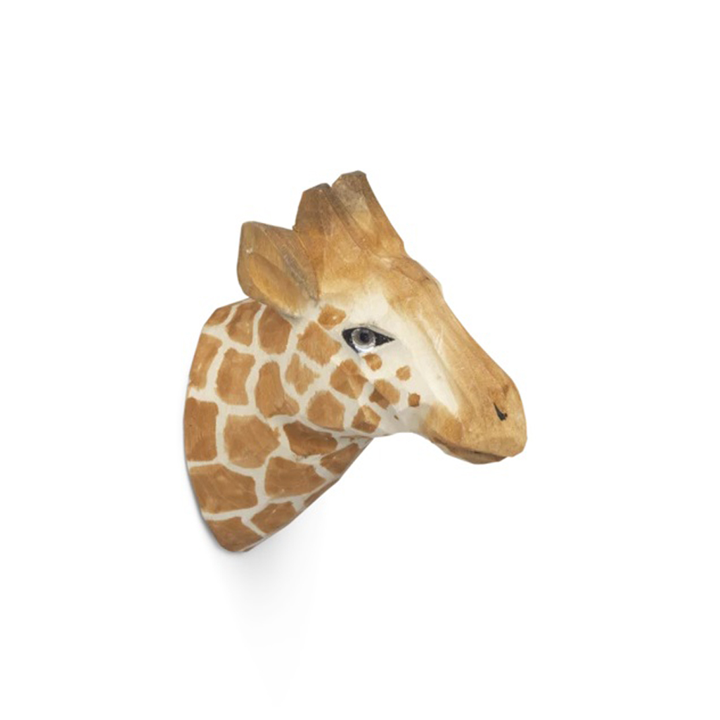 Hand-Carved Giraffe Hook