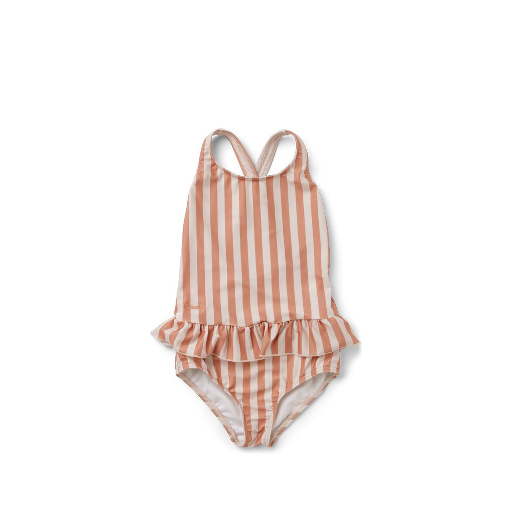 Amara Swimsuit: Coral Blush/Creme de la Creme