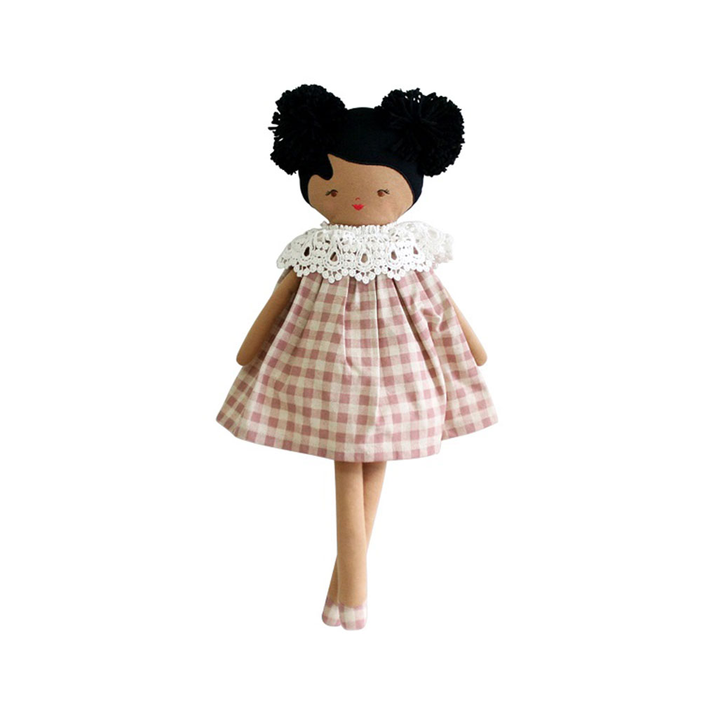 Aggie Doll, 45cm Rose Check