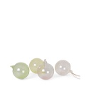 Glass Baubles - L - Set of 4