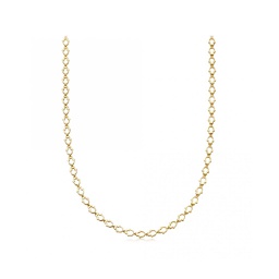 [FSAC07300] Hamsa Chain Biography Necklace, Gold
