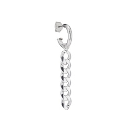 [FSES01701] Savannah Hoop Earring, Silver (Single)