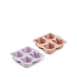 [KDLW04600] Mariam Cake Pan 2 pack, Light Lavender Rose Mix