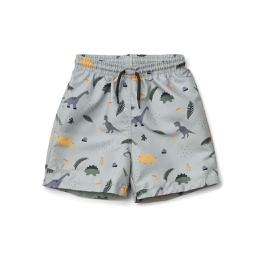 [KDLW06702] Duke Board Shorts: Dino/Dove Blue Mix (3-9months)