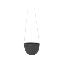 [GLFM04000] Speckle Hanging Pot, Large Black