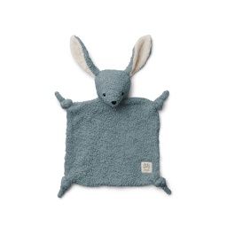 [KDLW15500] Lotte Cuddle Cloth Rabbit Whale Blue