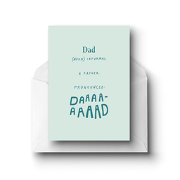 [STPS06800] Dad (Noun) Informal, Greeting Card