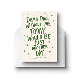 [STPS07000] Dear Dad, Greeting Card