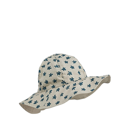 [KDLW24200] Amelia Reversible Sun Hat - Floral/Mist mix