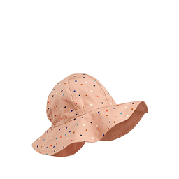 [KDLW24501] Amelia Reversible Sun Hat - Confetti/Pale tuscany mix