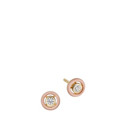 [FSAC18200] Cirque Earrings Enamel, Pink