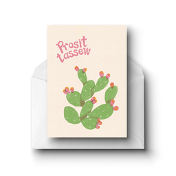 [STPS08400] Prosit Tassew, Greeting Card