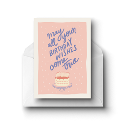 [STPS08700] May All Your Birthday Wishes Come True, Greeting Card