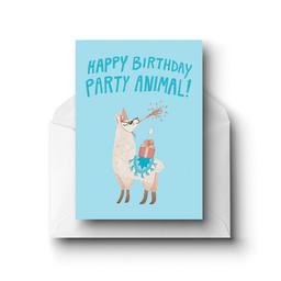 [STPS08800] Party Animal, Greeting Card