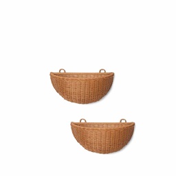 [HDFM23101] Braided Wall Pockets - Set of 2