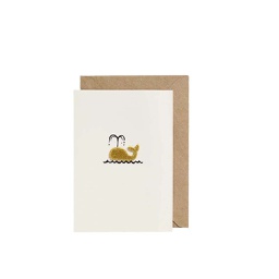 [STPB02600] Whale, Open Greeting Card