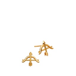 [FSAC02700] Mini Bow and Arrow Biography Stud Earrings