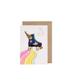 [STPB05900] Rollerskate, Open Greeting Card