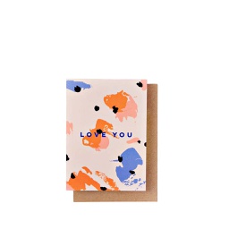[STCO08600] Spot Palette Love You, Greeting Card