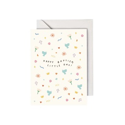 [STPS09700] Happy Baptism Little One, Greeting Card