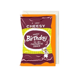 [STPS10600] Cheesy Birthday Wishes, Greeting Card