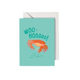 [STPS10700] It's Time to shell-ebrate, Greeting Card