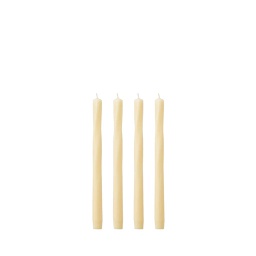 [HDMN06000] Twist Tapered Candle, Set of 4