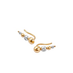 [FSAC19401] Gold and Silver Aurora Ear Crawler