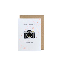 [STPB07600] Camera Birthday, Greeting Card