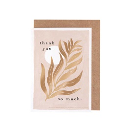 [STSP00400] Leaf Thank You, Greeting Card
