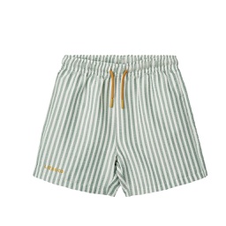 [KDLW46905] Duke Board Shorts: Stripe: Peppermint/Crisp White